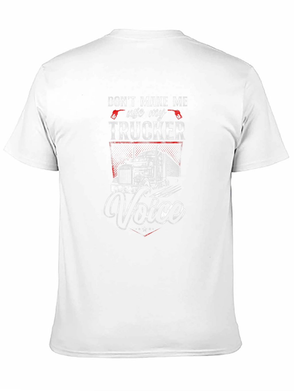 Trucker Voice Graphic Tee - Black