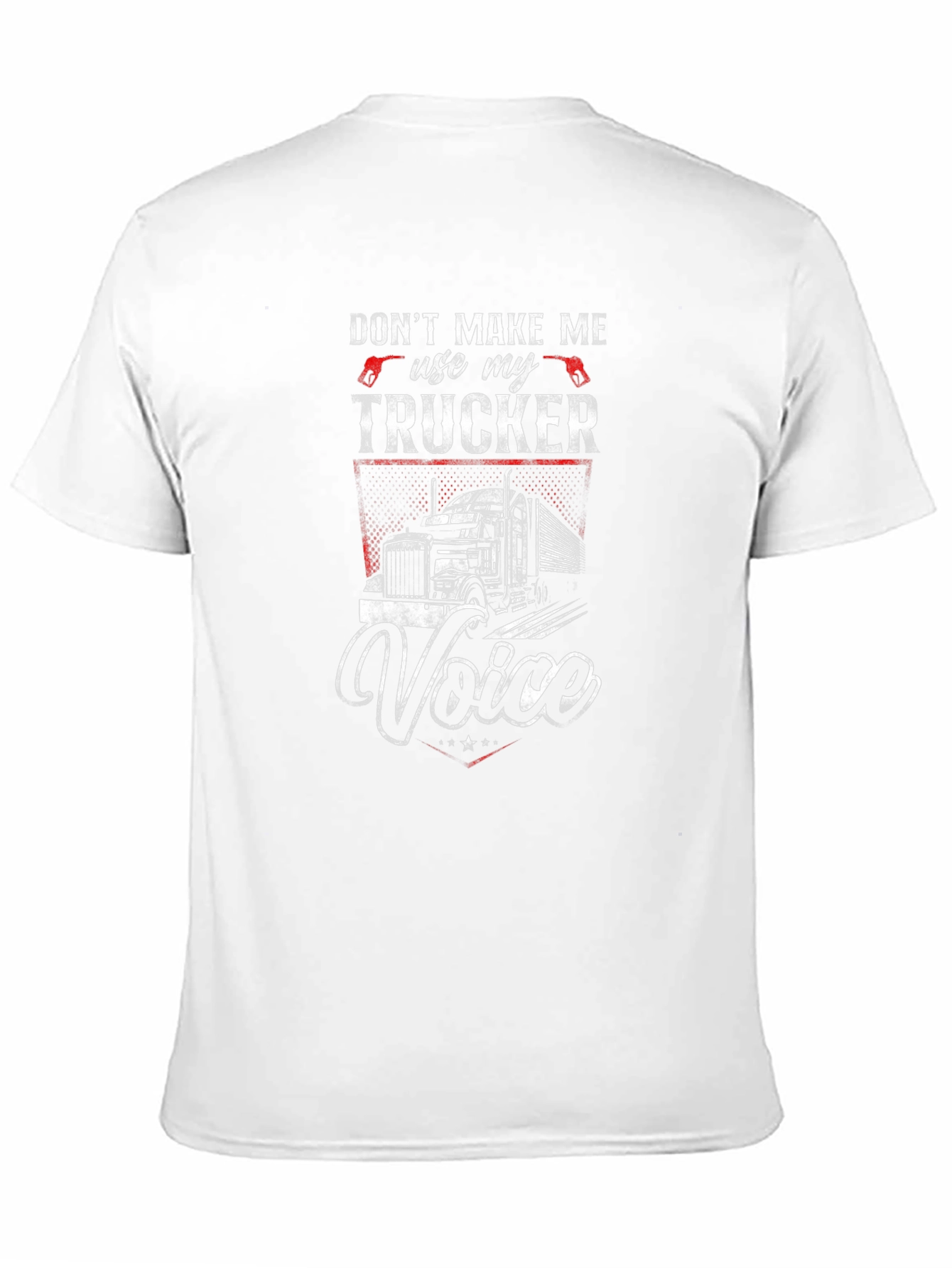 Trucker Voice Graphic Tee - Black