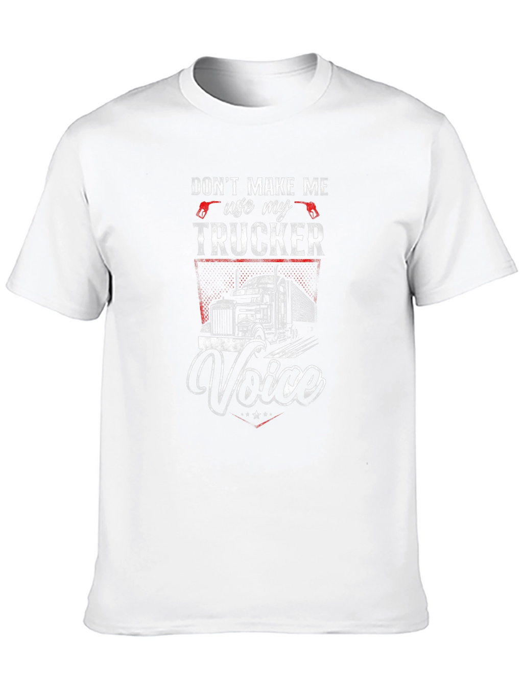 Trucker Voice Graphic Tee - Black
