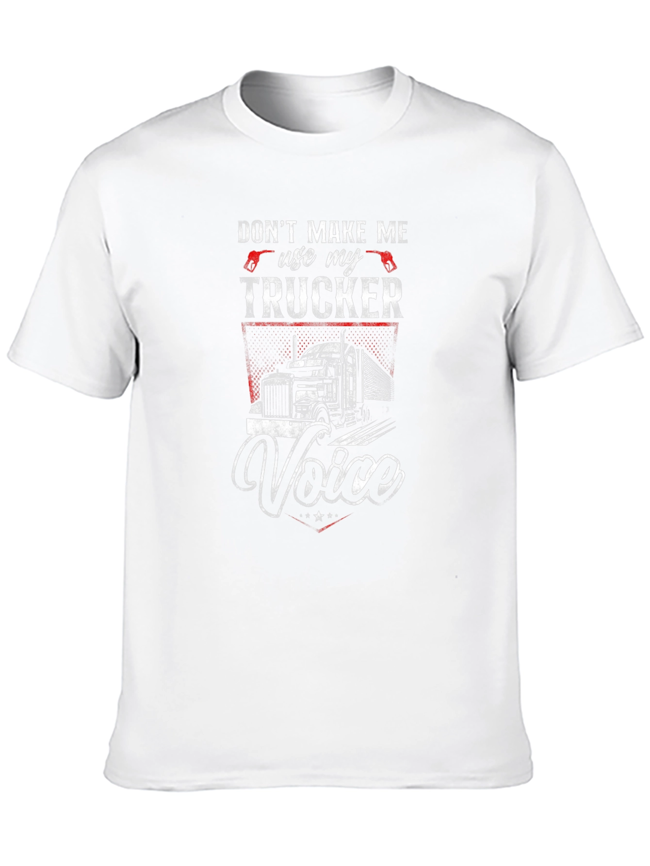 Trucker Voice Graphic Tee - Black