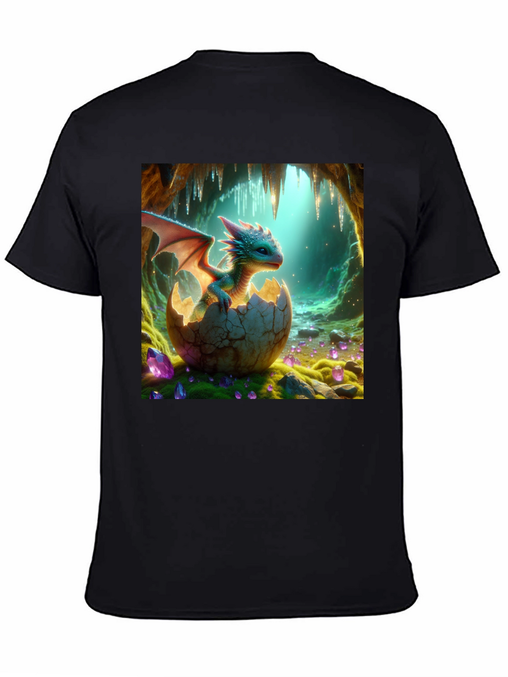 Dragon Hatchling T-Shirt: Mythical Creature Design