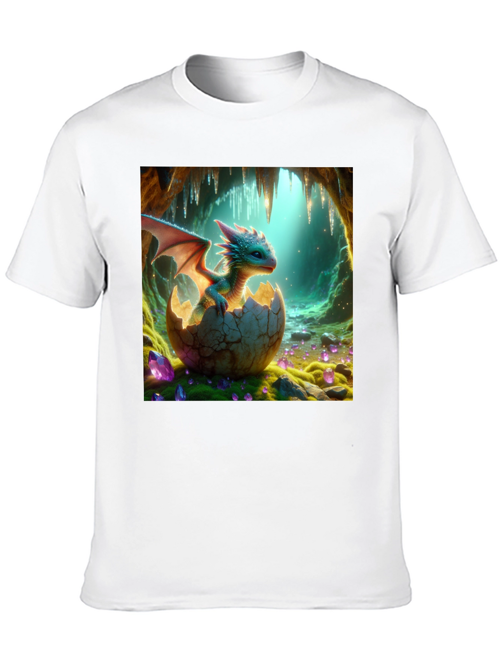 Dragon Hatchling T-Shirt: Mythical Creature Design