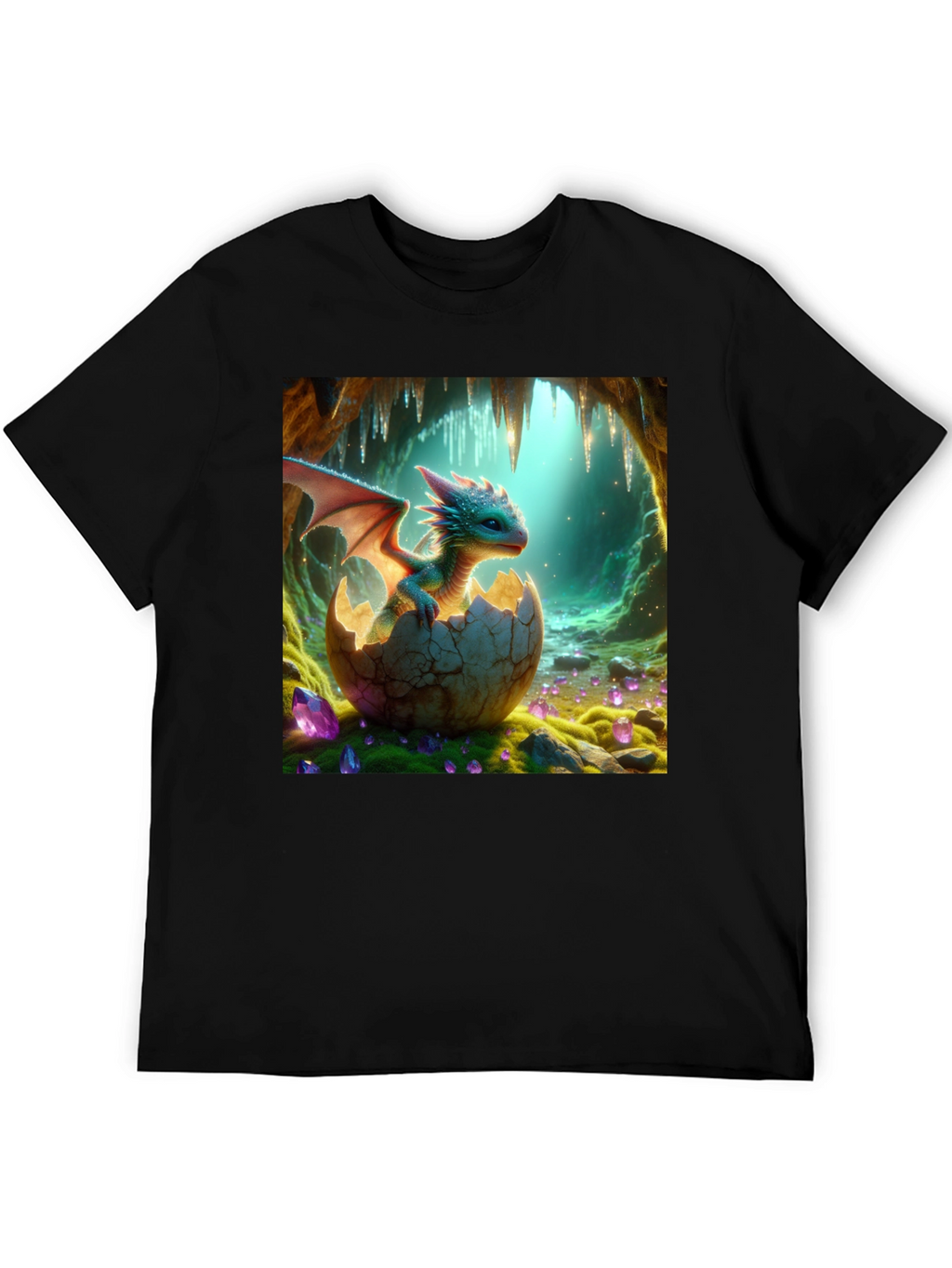Dragon Hatchling T-Shirt: Mythical Creature Design