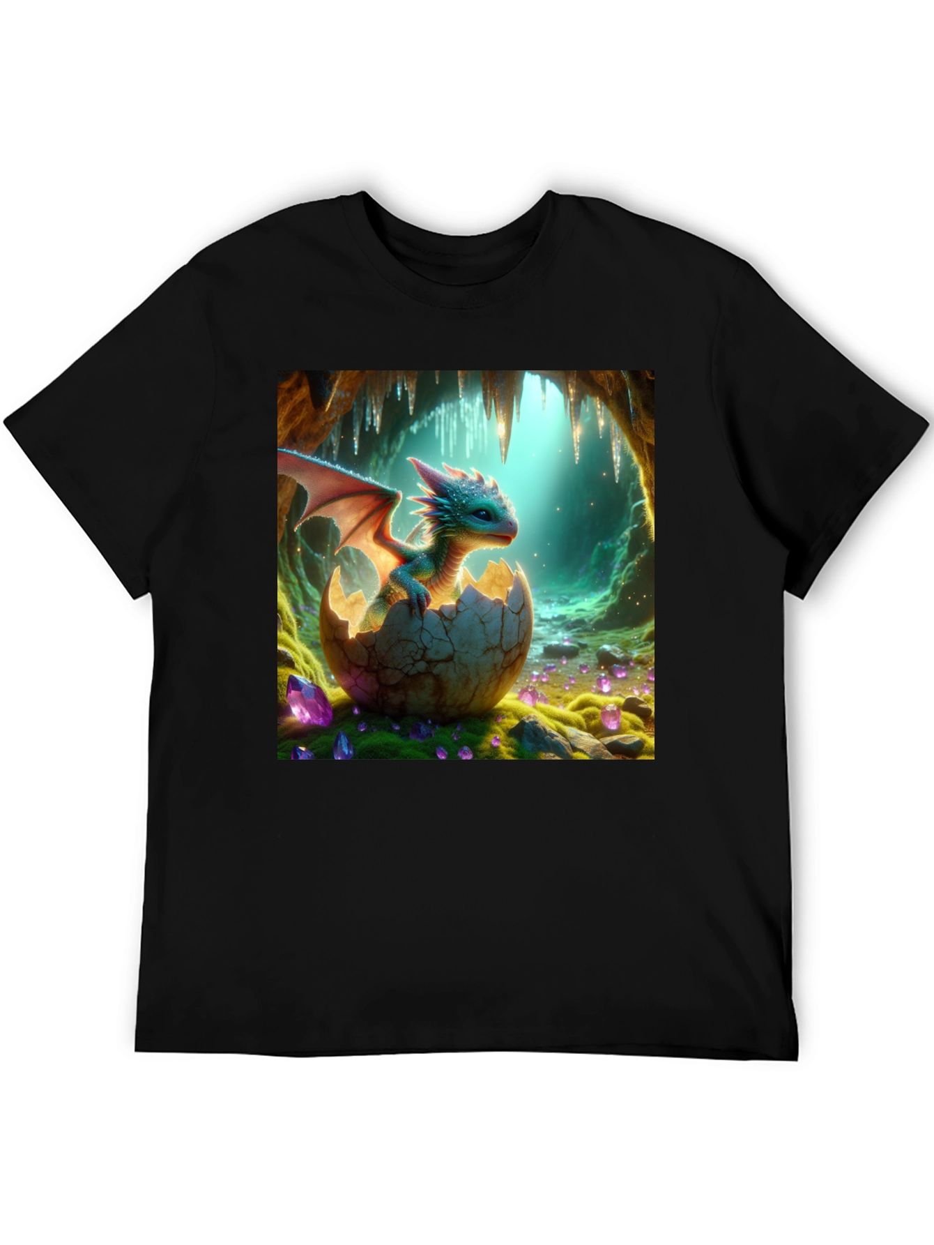 Dragon Hatchling T-Shirt: Mythical Creature Design