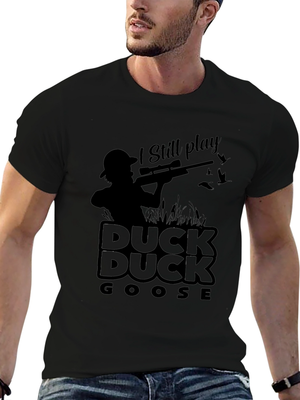 Duck Duck Goose T-Shirt - Hunting Humor Tee