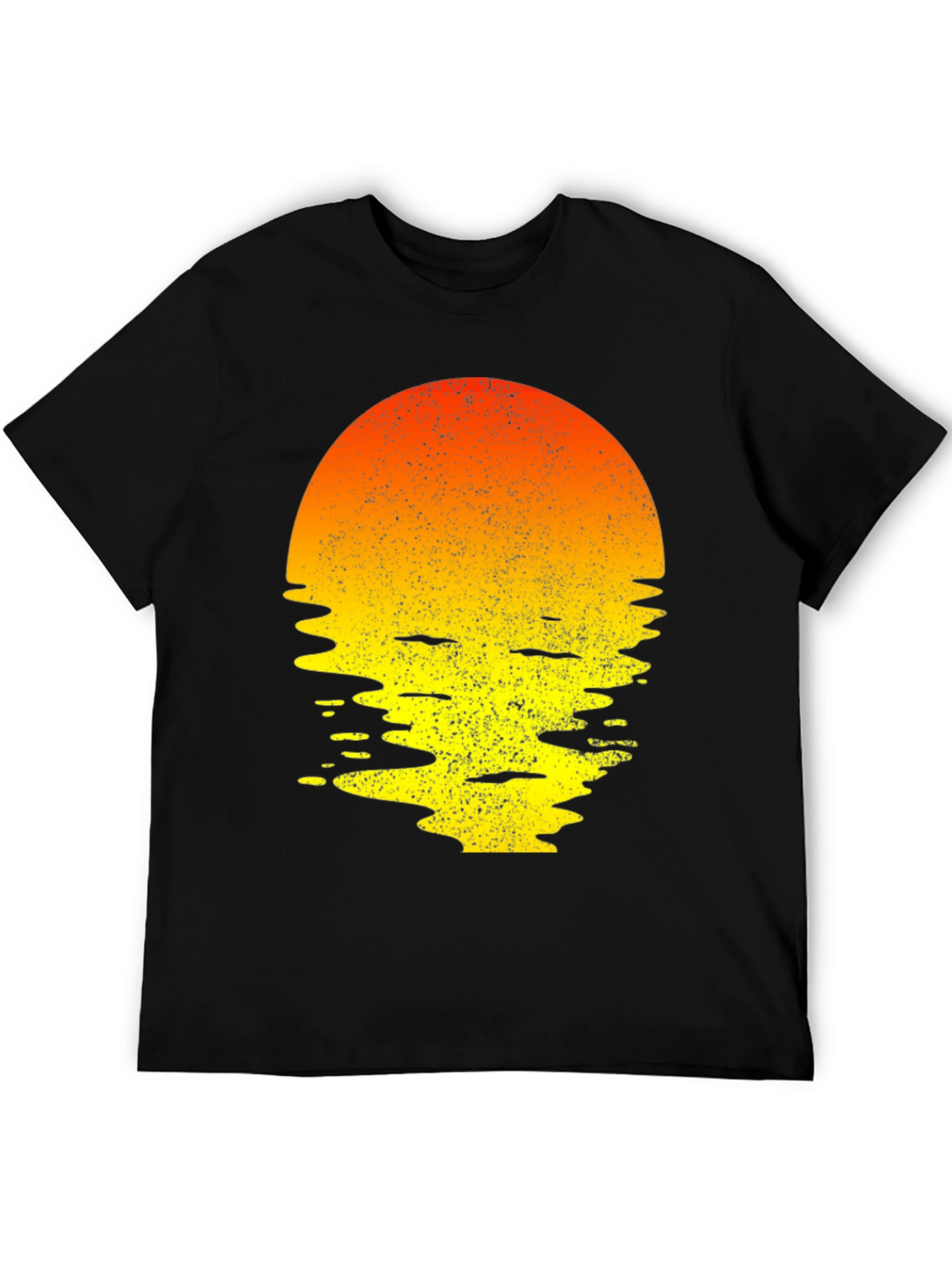Sunset Waves Graphic Tee - Trendy Summer T-Shirt