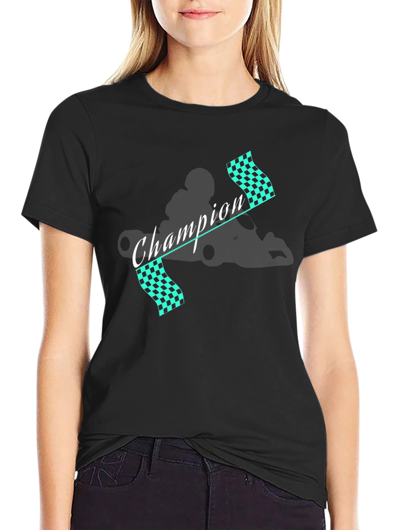 Champion Kart Racing T-Shirt - Motorsport Fan Apparel