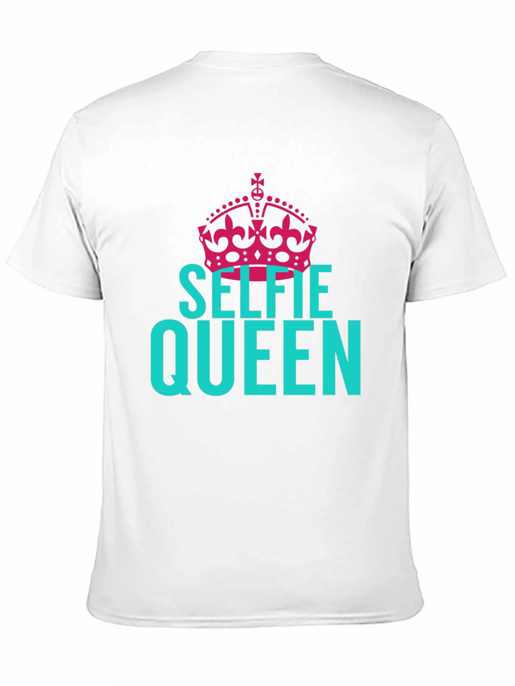 Selfie Queen Graphic Tee - Black Cotton T-Shirt