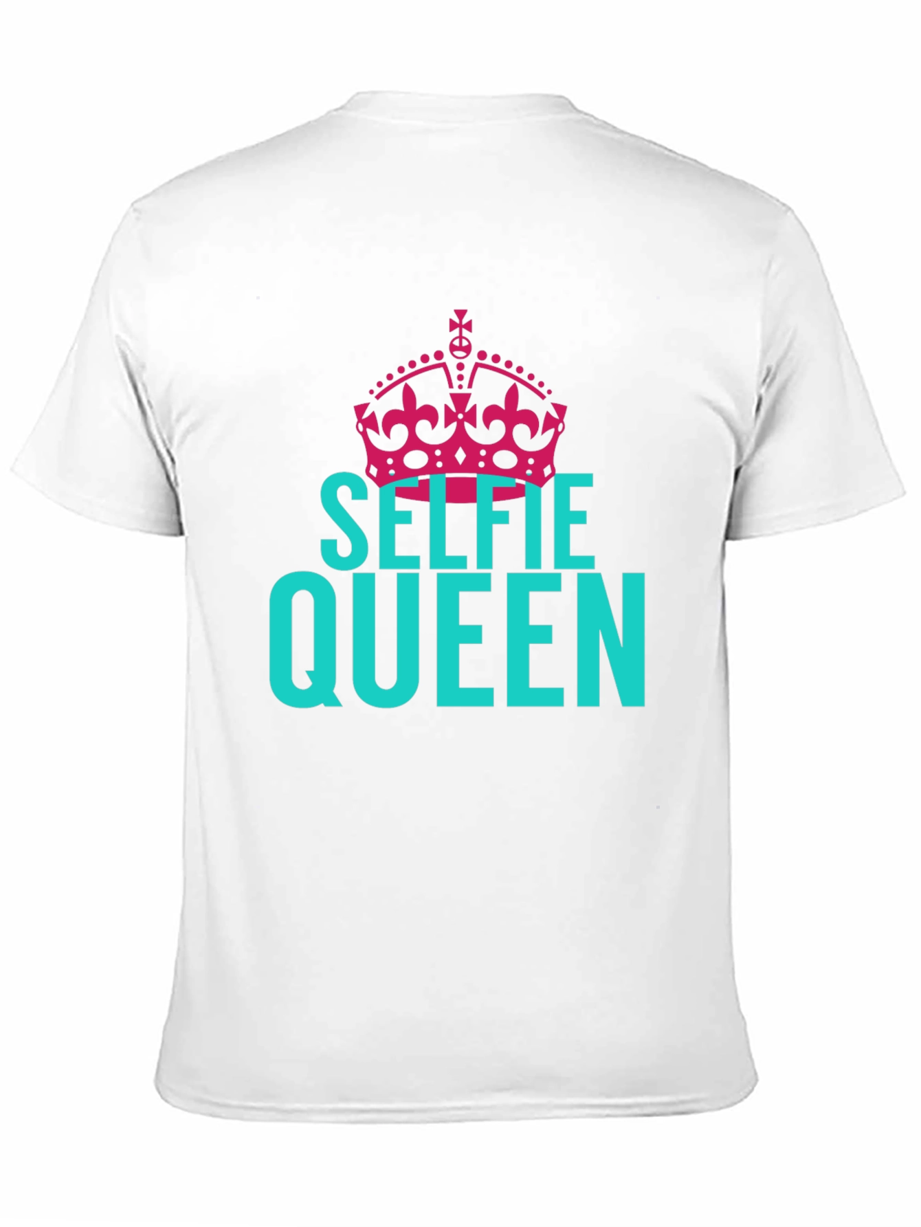 Selfie Queen Graphic Tee - Black Cotton T-Shirt