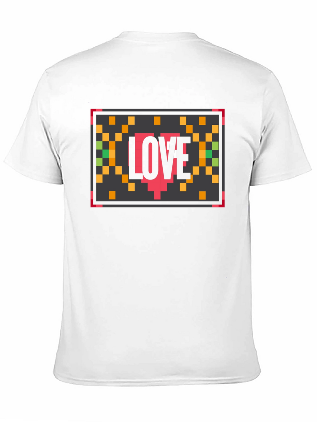 Pixel Love Black T-Shirt