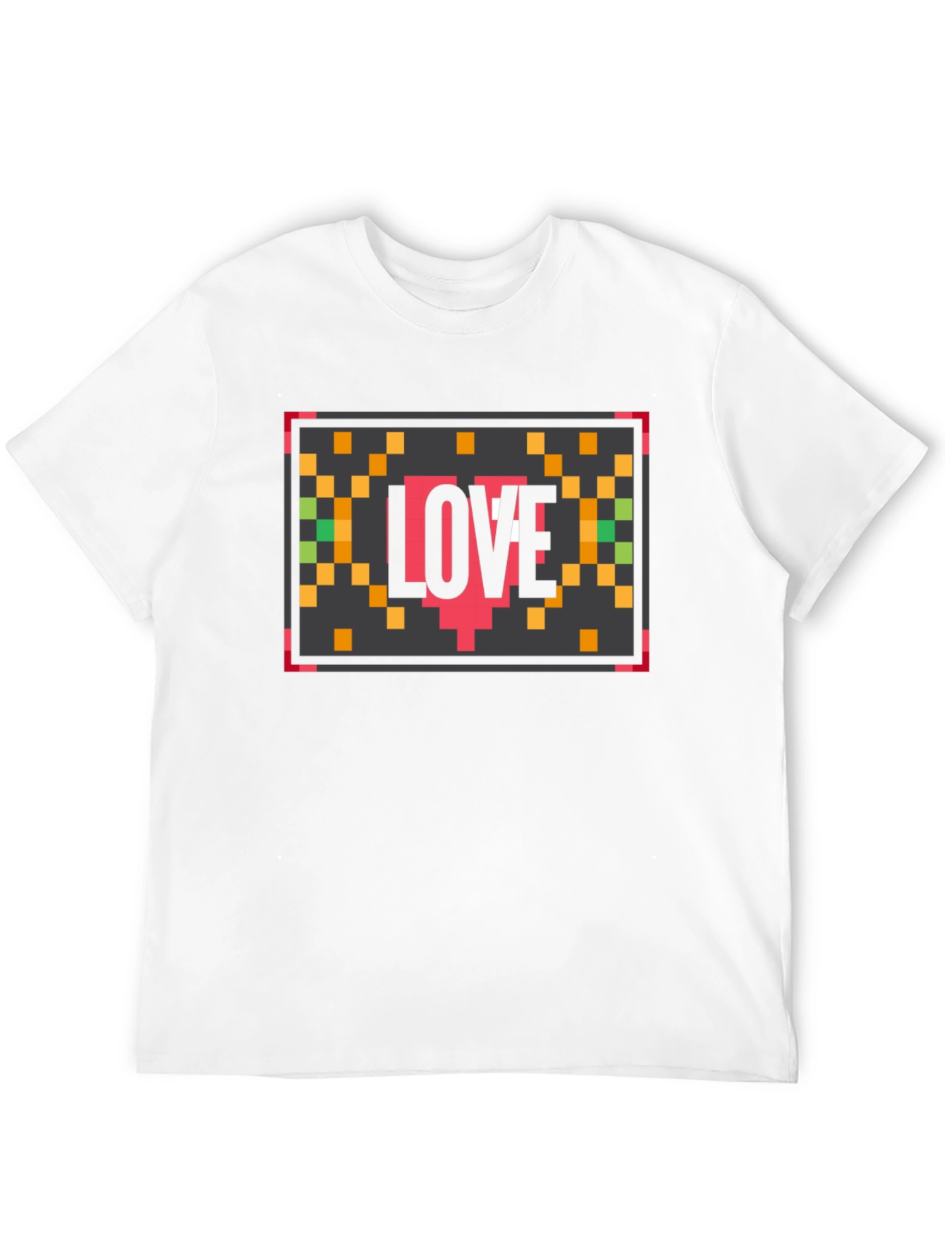 Pixel Love Black T-Shirt