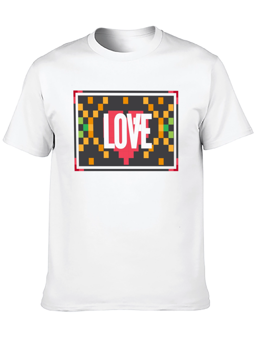 Pixel Love Black T-Shirt