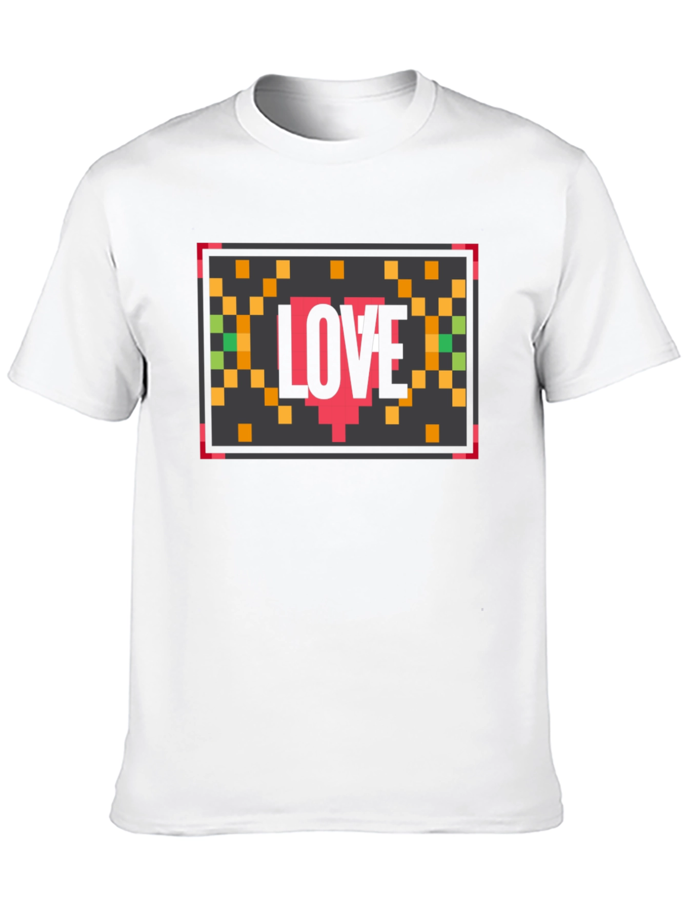 Pixel Love Black T-Shirt
