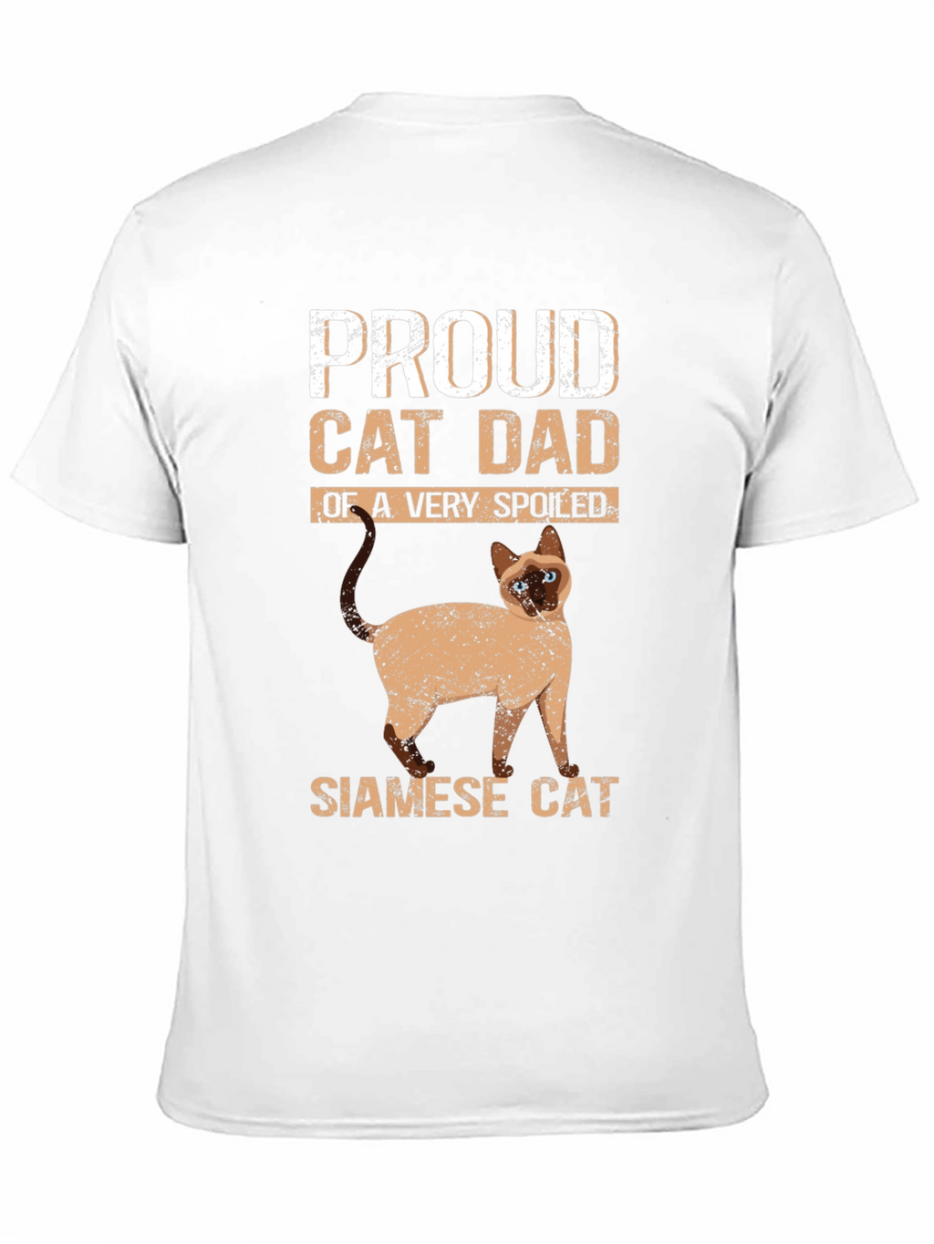 Proud Cat Dad Siamese Cat T-Shirt