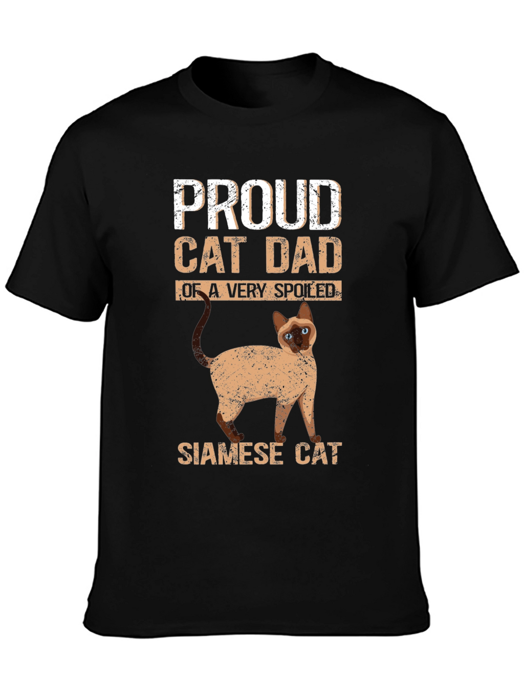 Proud Cat Dad Siamese Cat T-Shirt