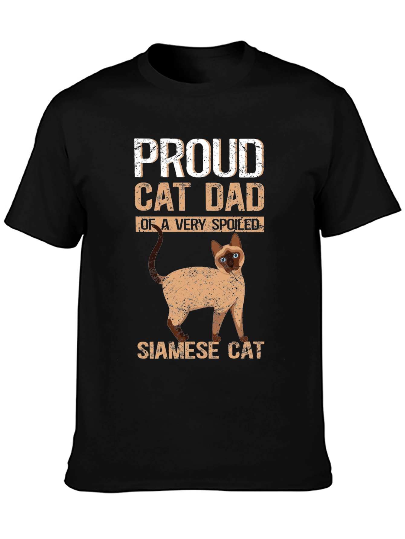 Proud Cat Dad Siamese Cat T-Shirt