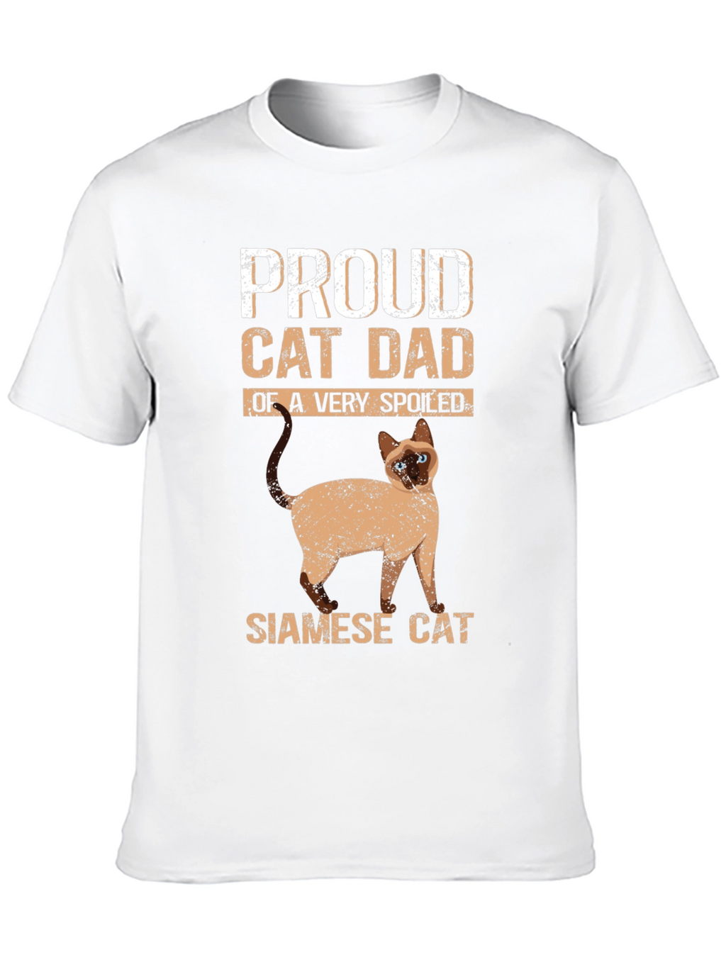 Proud Cat Dad Siamese Cat T-Shirt