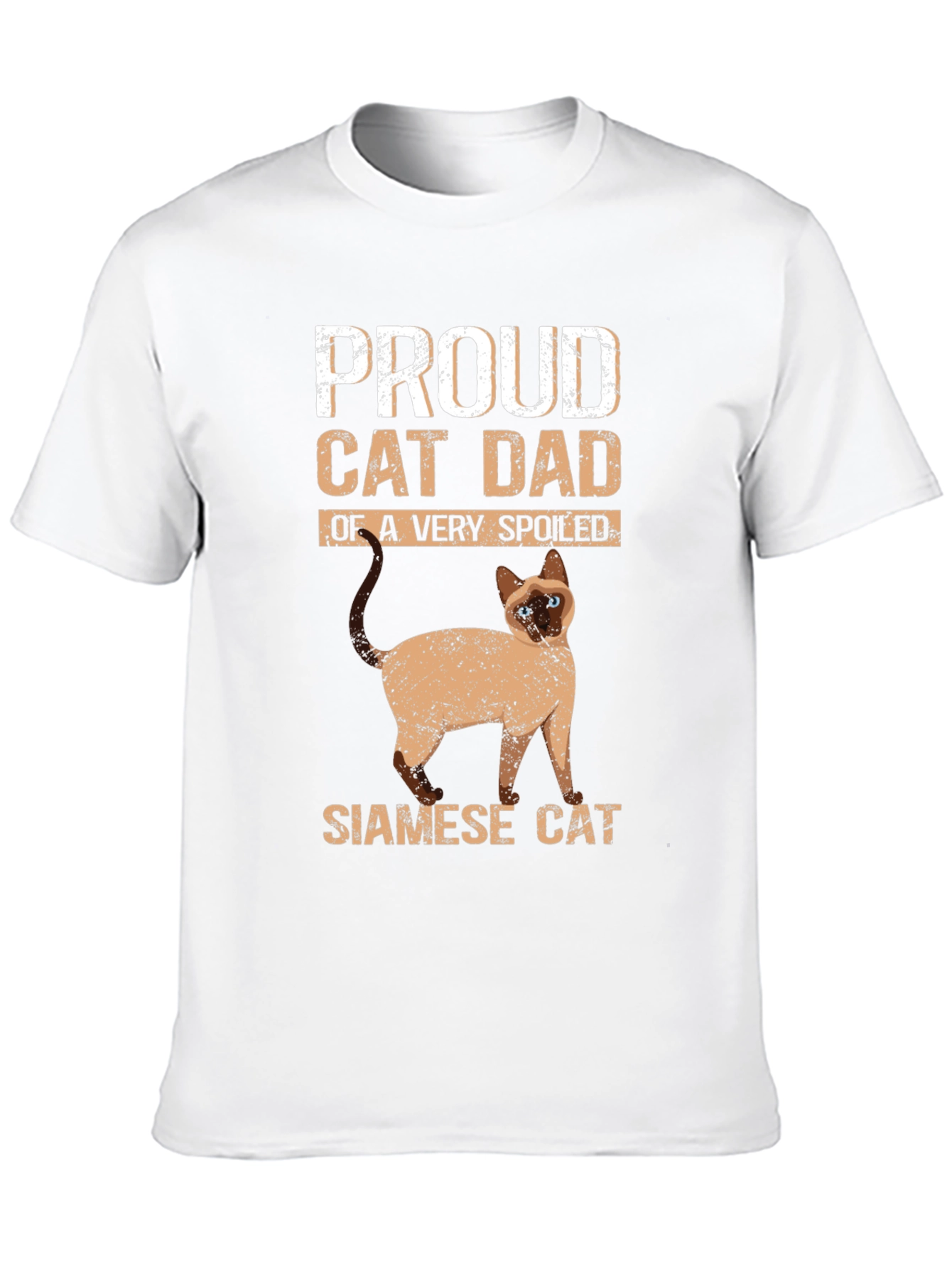 Proud Cat Dad Siamese Cat T-Shirt