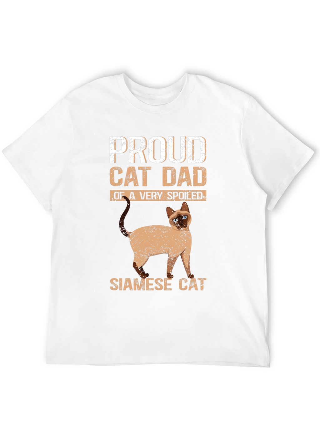 Proud Cat Dad Siamese Cat T-Shirt