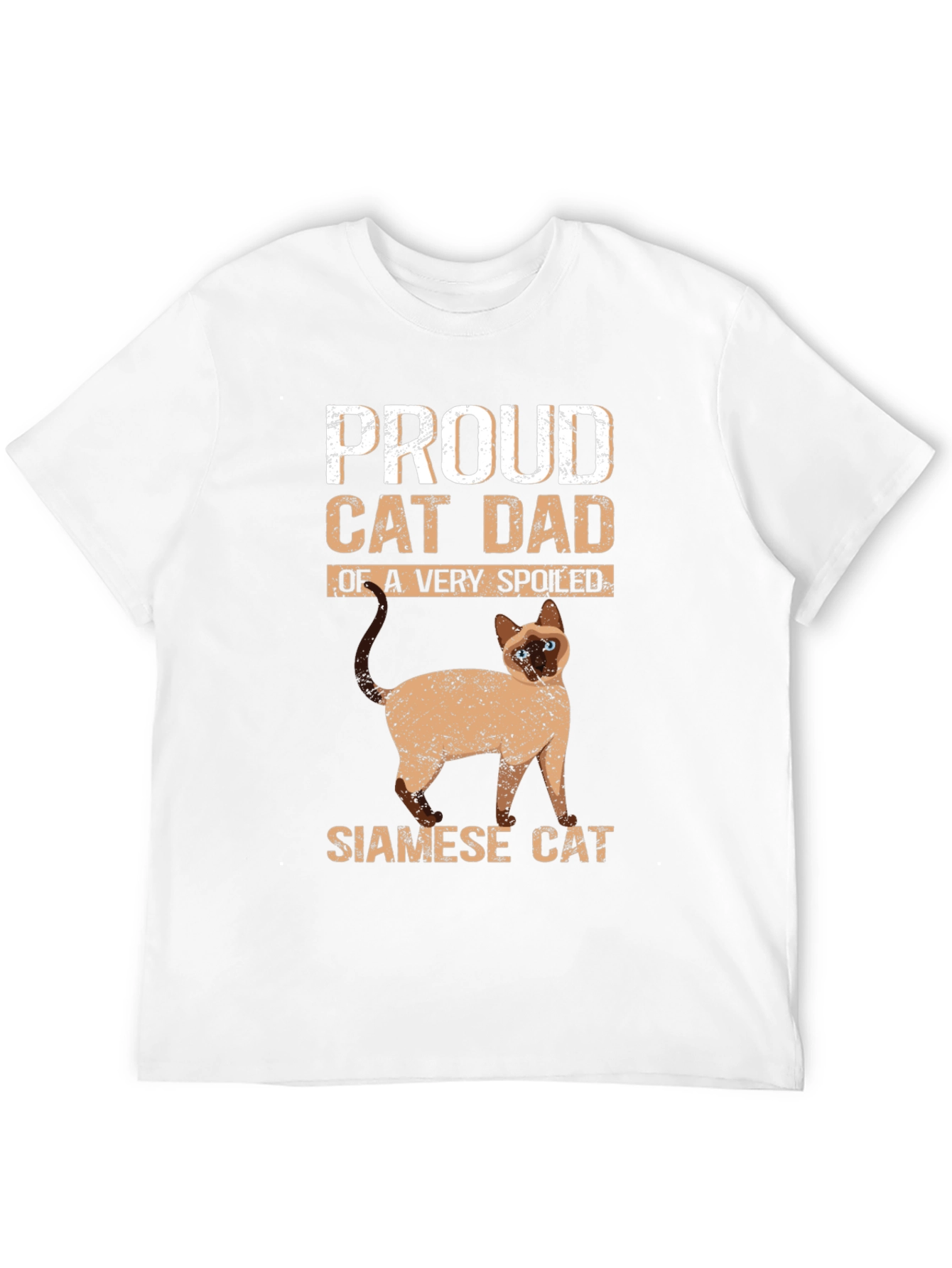 Proud Cat Dad Siamese Cat T-Shirt