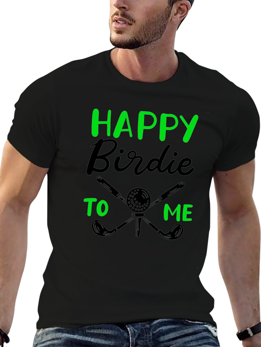 Happy Birdie Golf T-Shirt - Golfer Gift