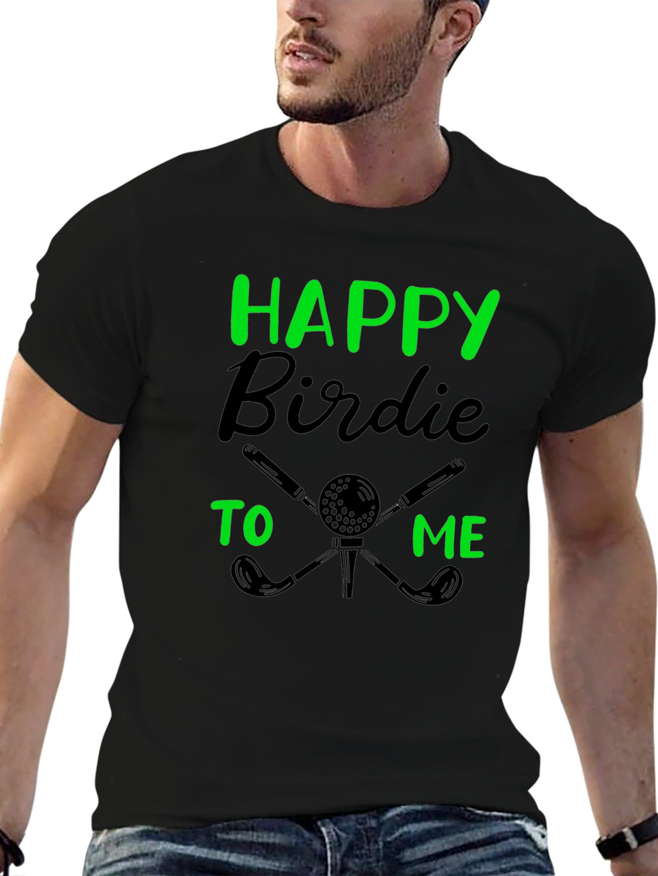 Happy Birdie Golf T-Shirt - Golfer Gift