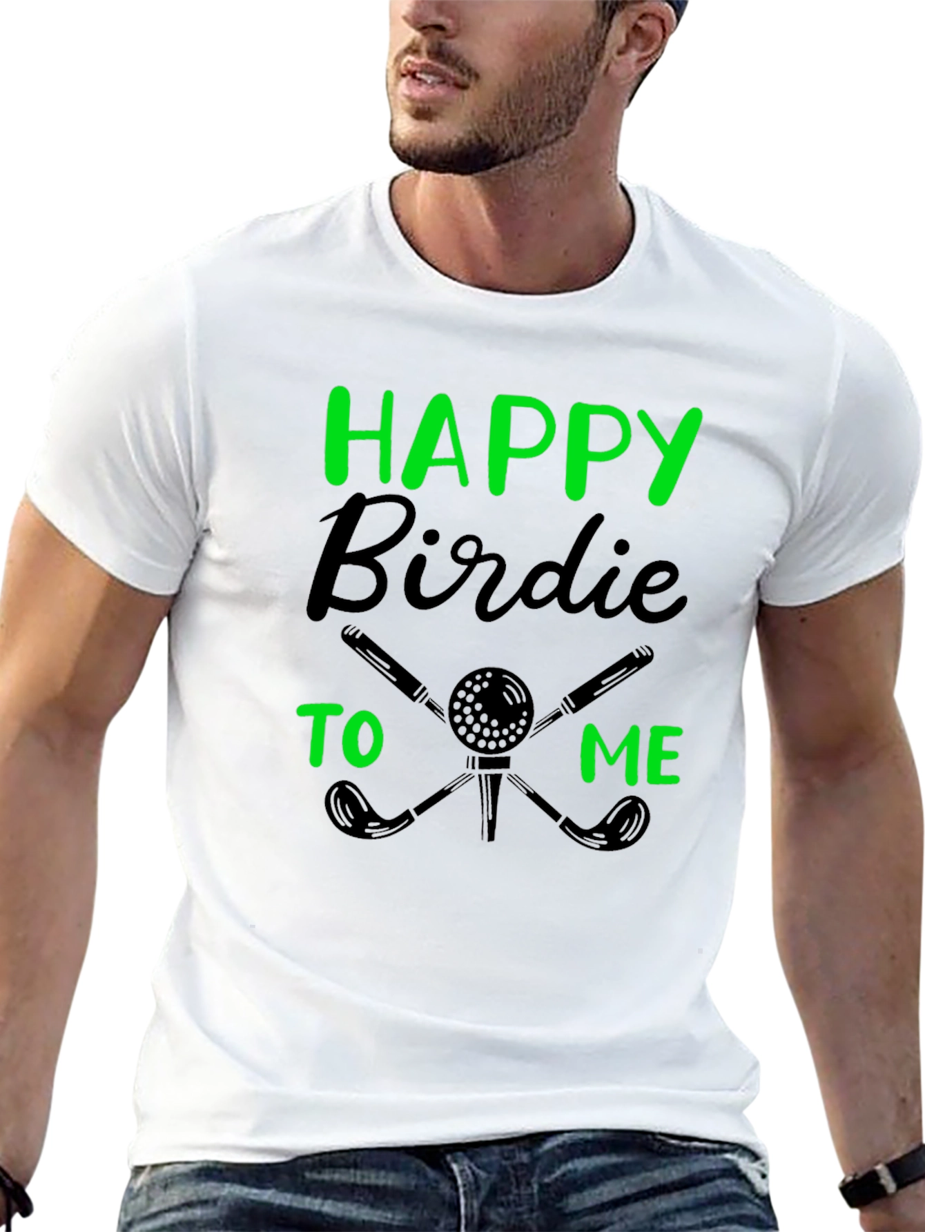 Happy Birdie Golf T-Shirt - Golfer Gift