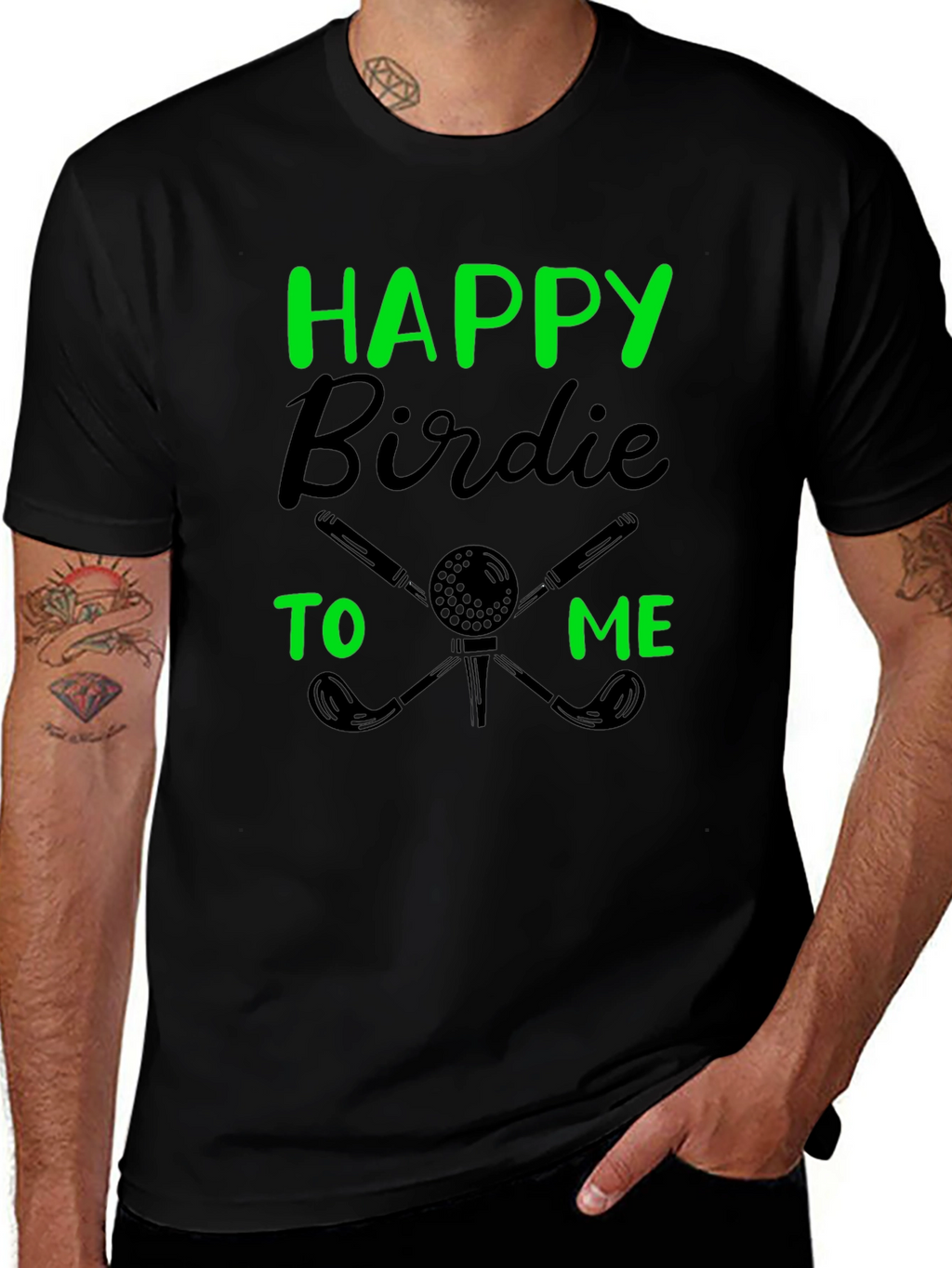 Happy Birdie Golf T-Shirt - Golfer Gift