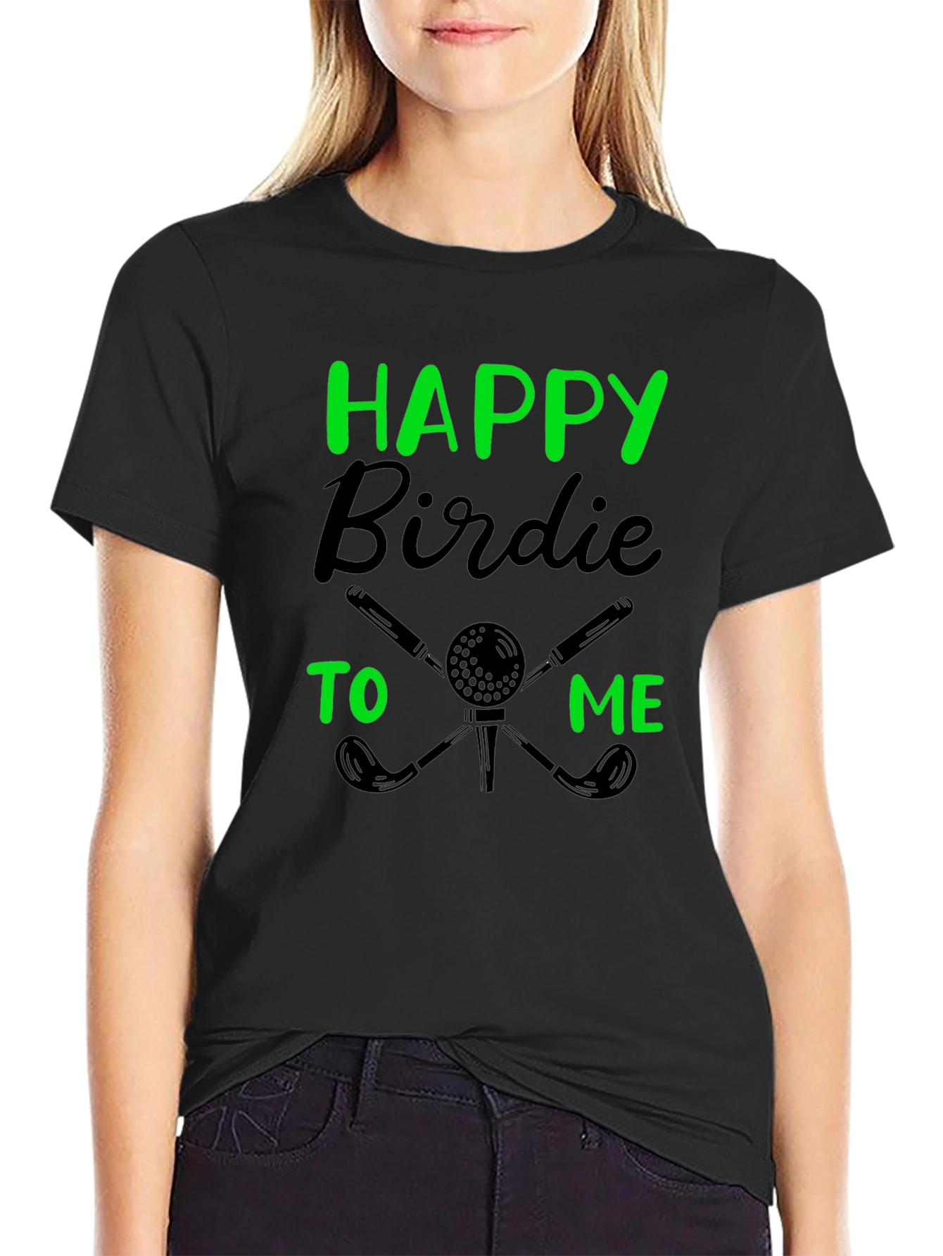 Happy Birdie Golf T-Shirt - Golfer Gift