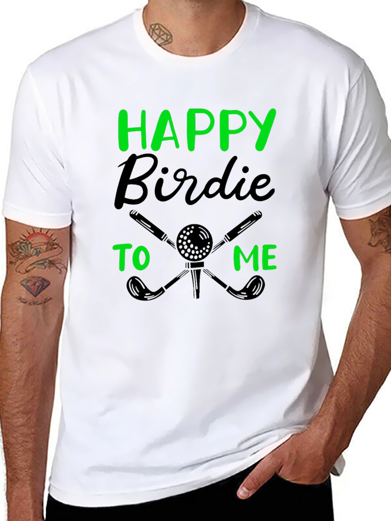 Happy Birdie Golf T-Shirt - Golfer Gift