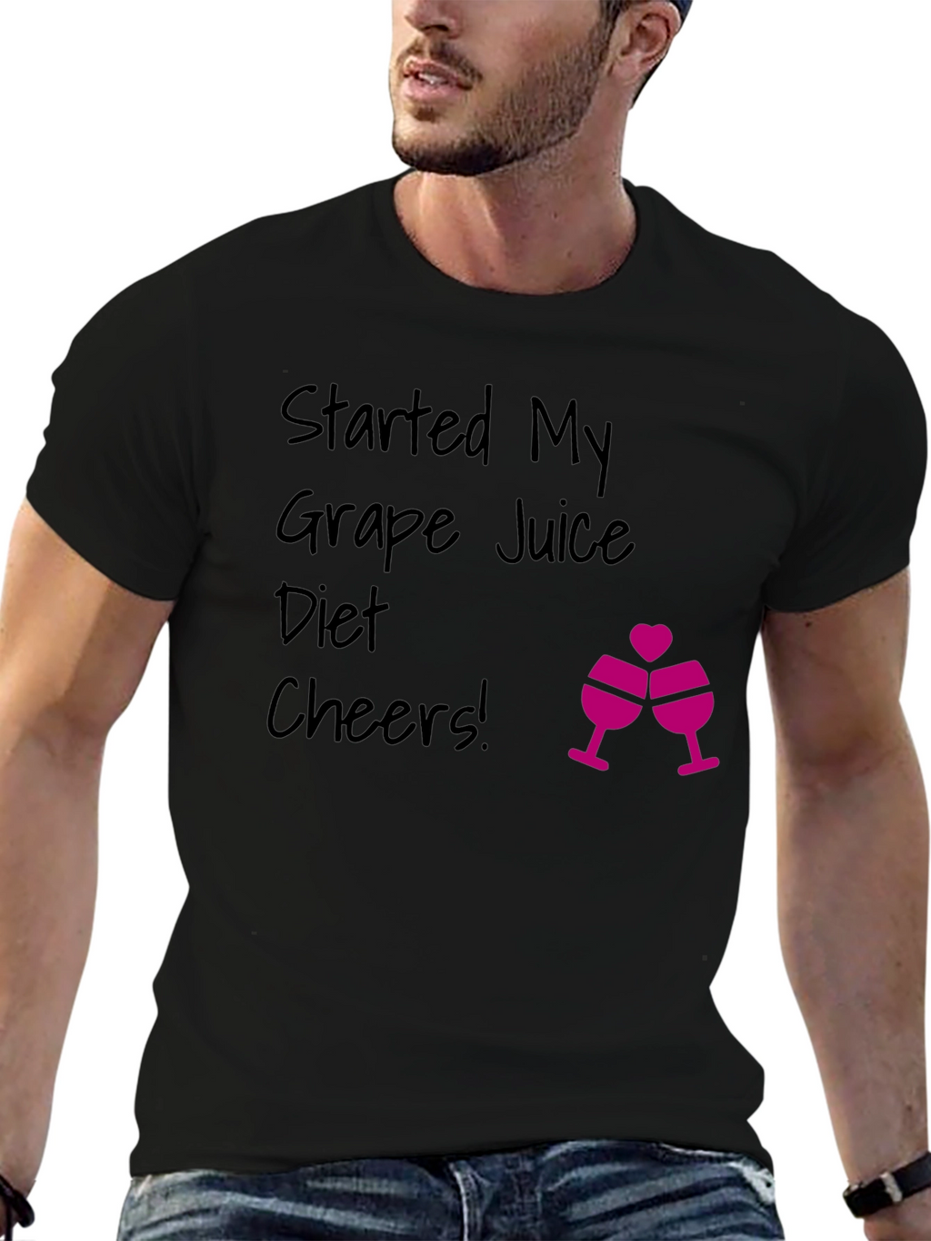 Grape Juice Diet T-Shirt - Funny Novelty Tee
