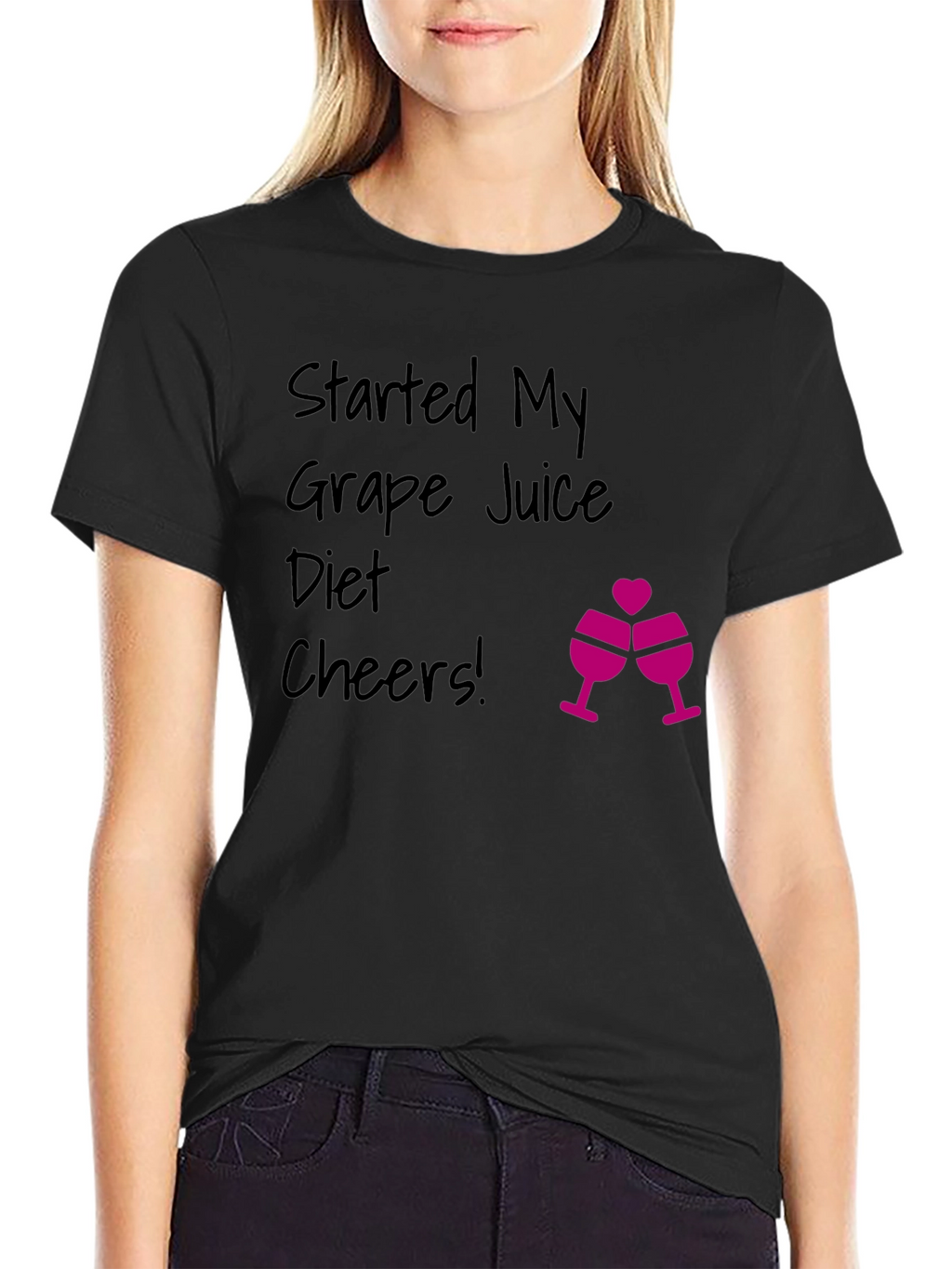Grape Juice Diet T-Shirt - Funny Novelty Tee