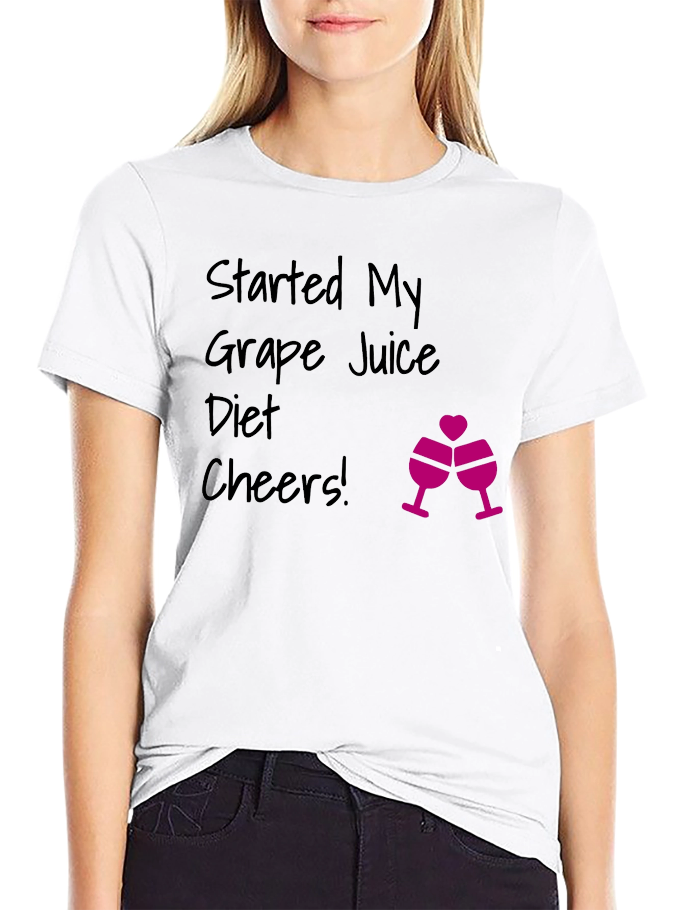 Grape Juice Diet T-Shirt - Funny Novelty Tee