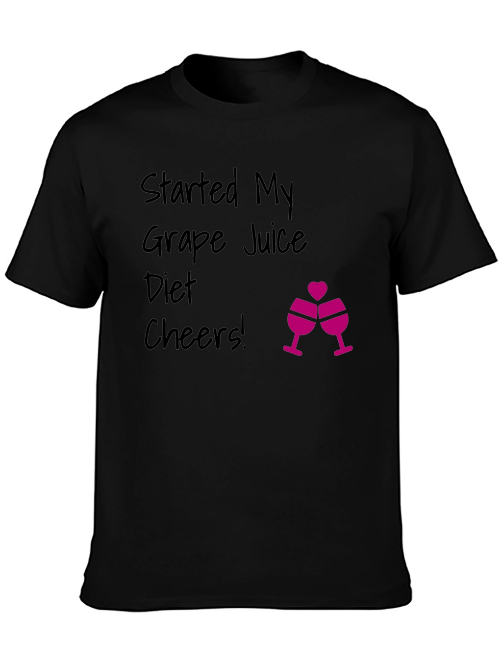 Grape Juice Diet T-Shirt - Funny Novelty Tee