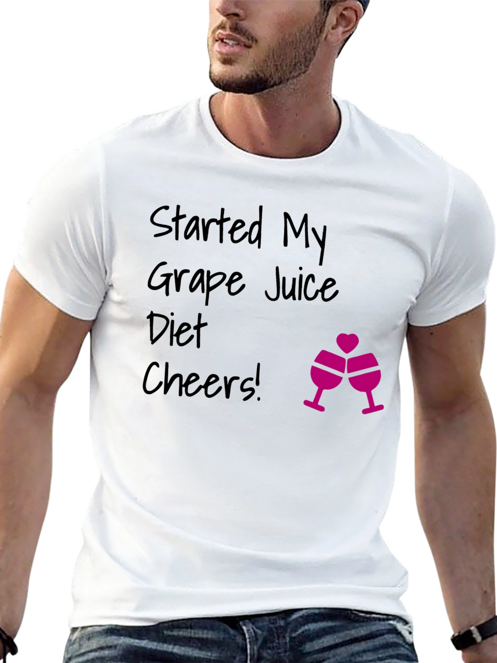 Grape Juice Diet T-Shirt - Funny Novelty Tee