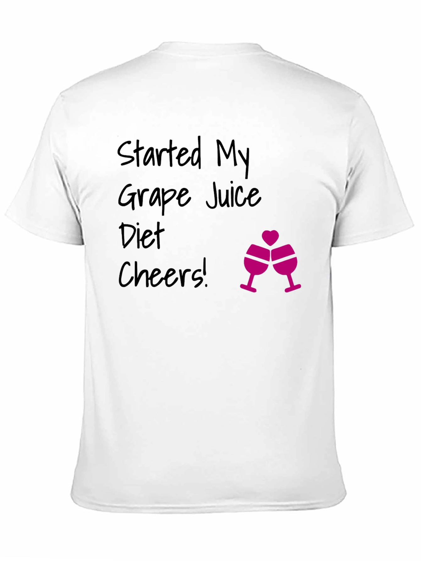 Grape Juice Diet T-Shirt - Funny Novelty Tee
