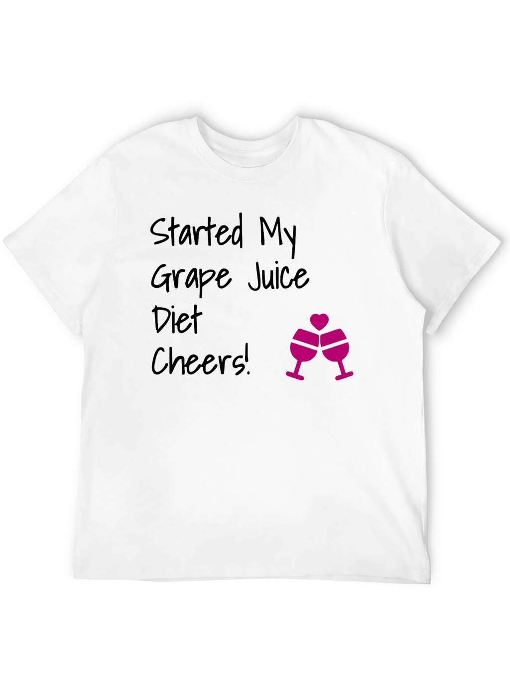 Grape Juice Diet T-Shirt - Funny Novelty Tee