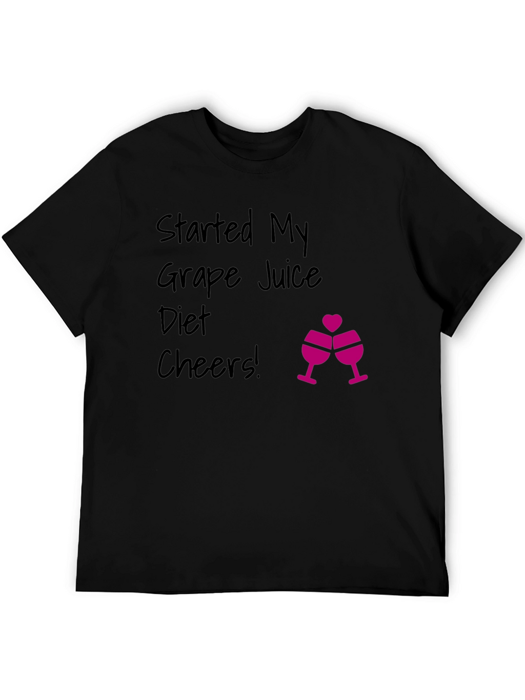 Grape Juice Diet T-Shirt - Funny Novelty Tee