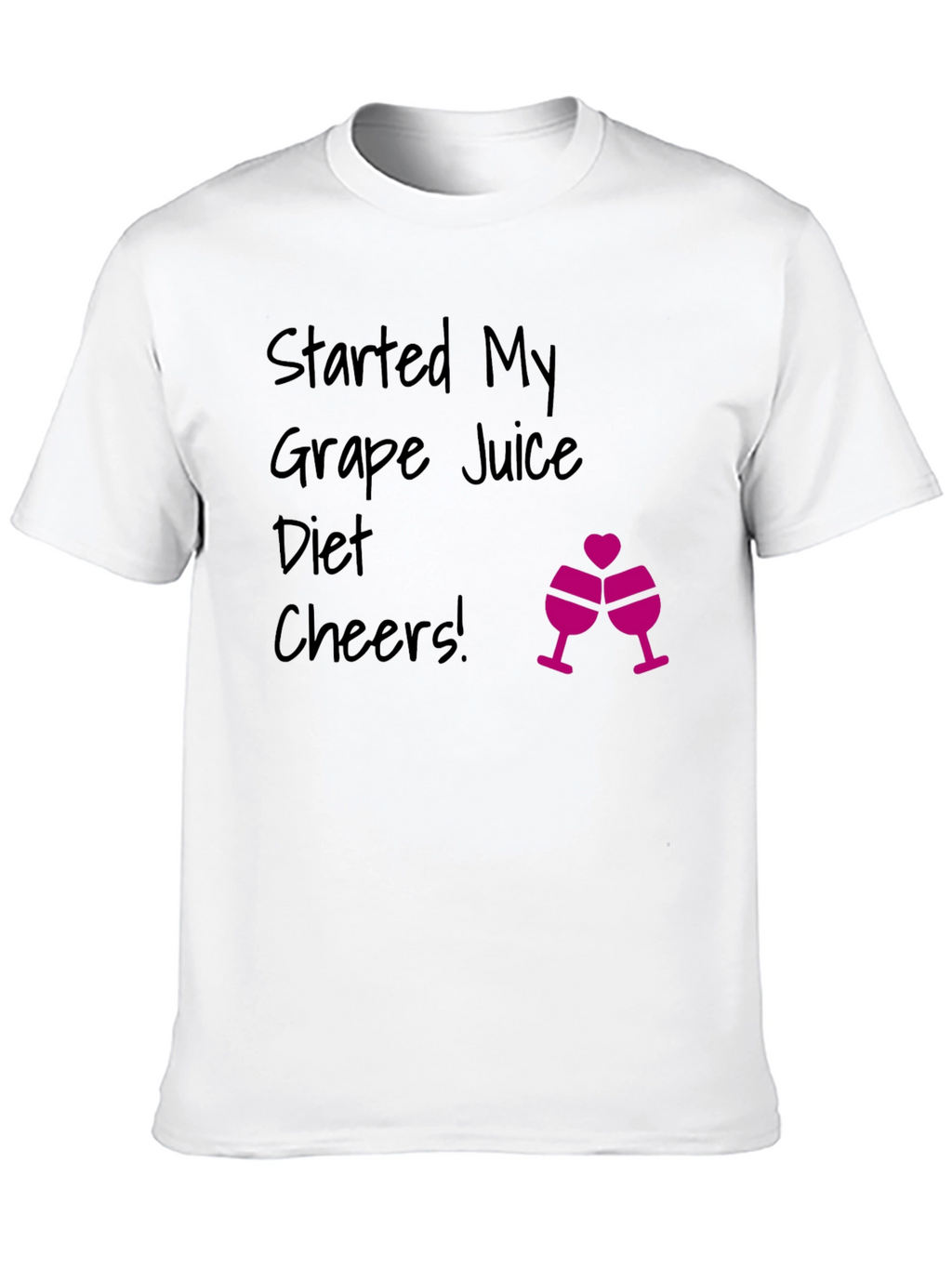 Grape Juice Diet T-Shirt - Funny Novelty Tee