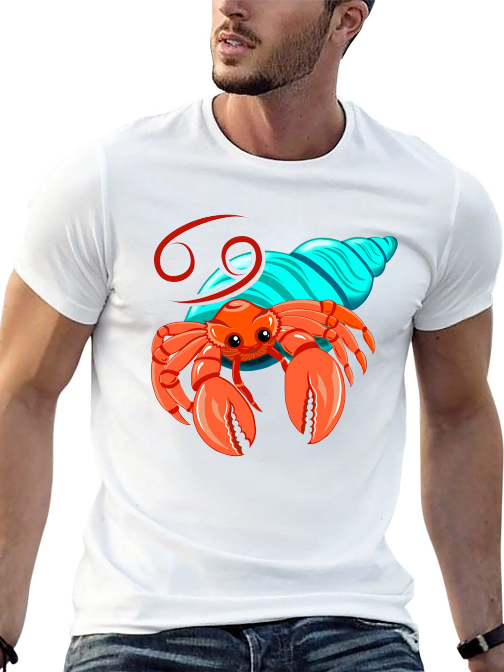 Cancer Zodiac Graphic T-Shirt
