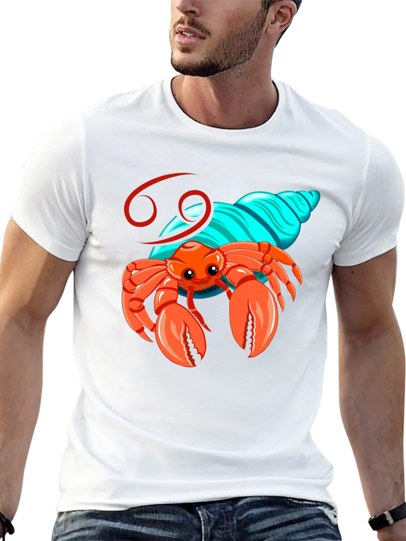 Cancer Zodiac Graphic T-Shirt