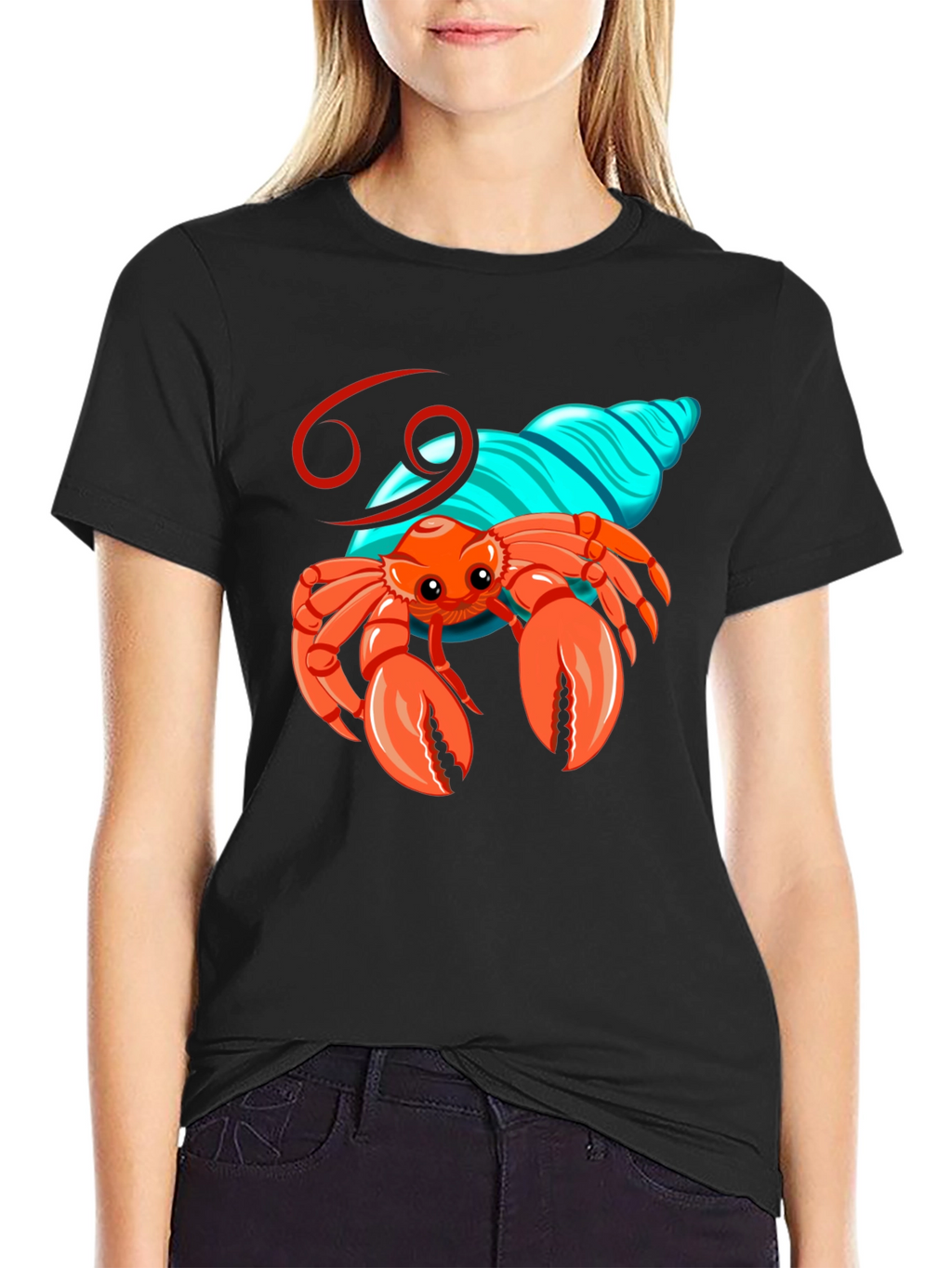 Cancer Zodiac Graphic T-Shirt