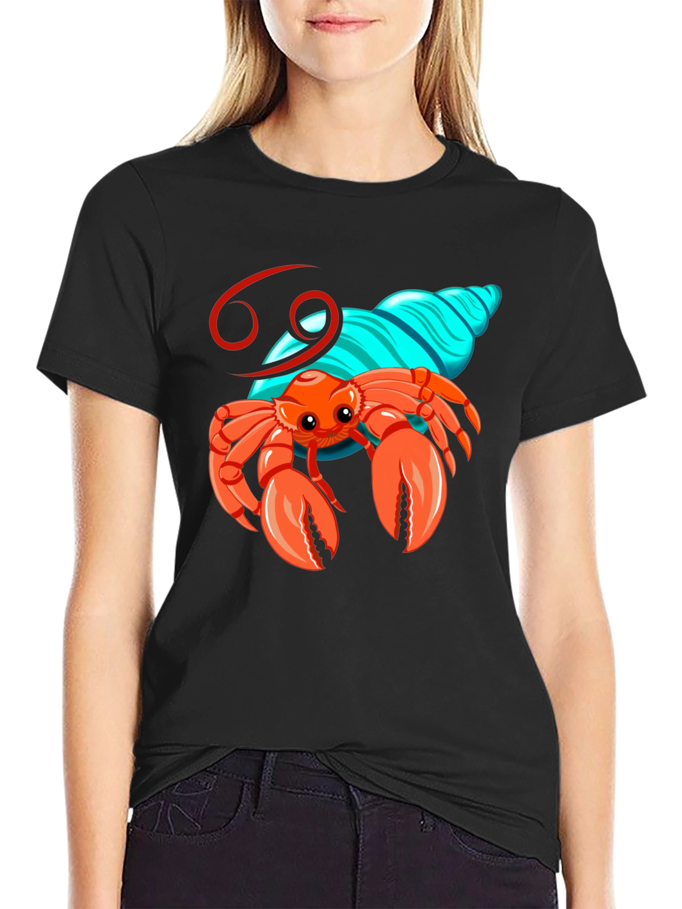 Cancer Zodiac Graphic T-Shirt