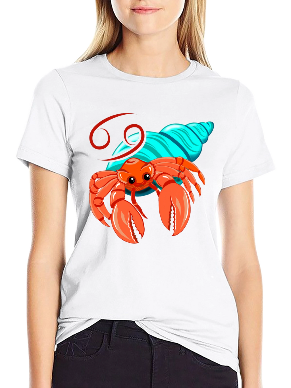Cancer Zodiac Graphic T-Shirt