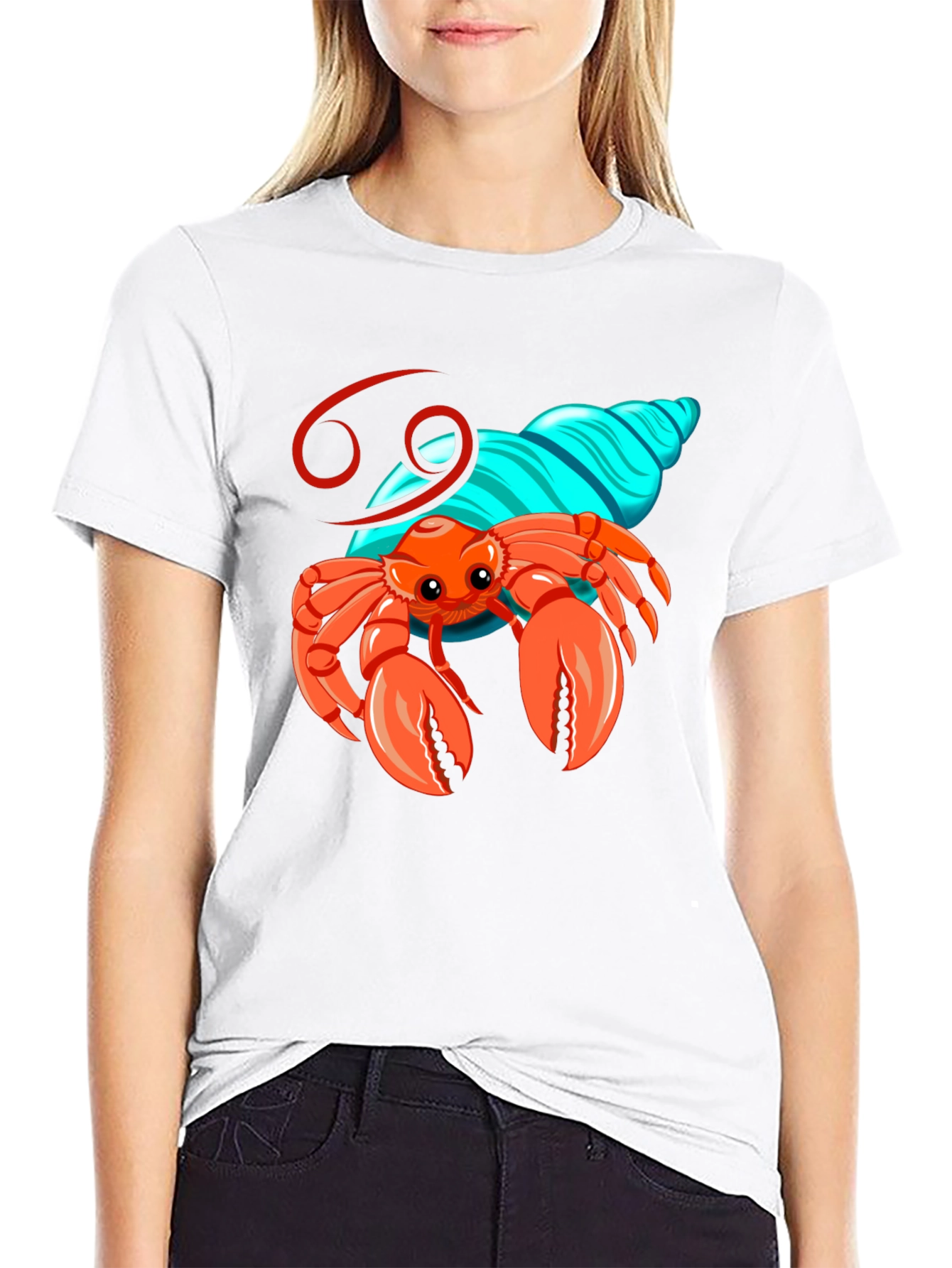 Cancer Zodiac Graphic T-Shirt