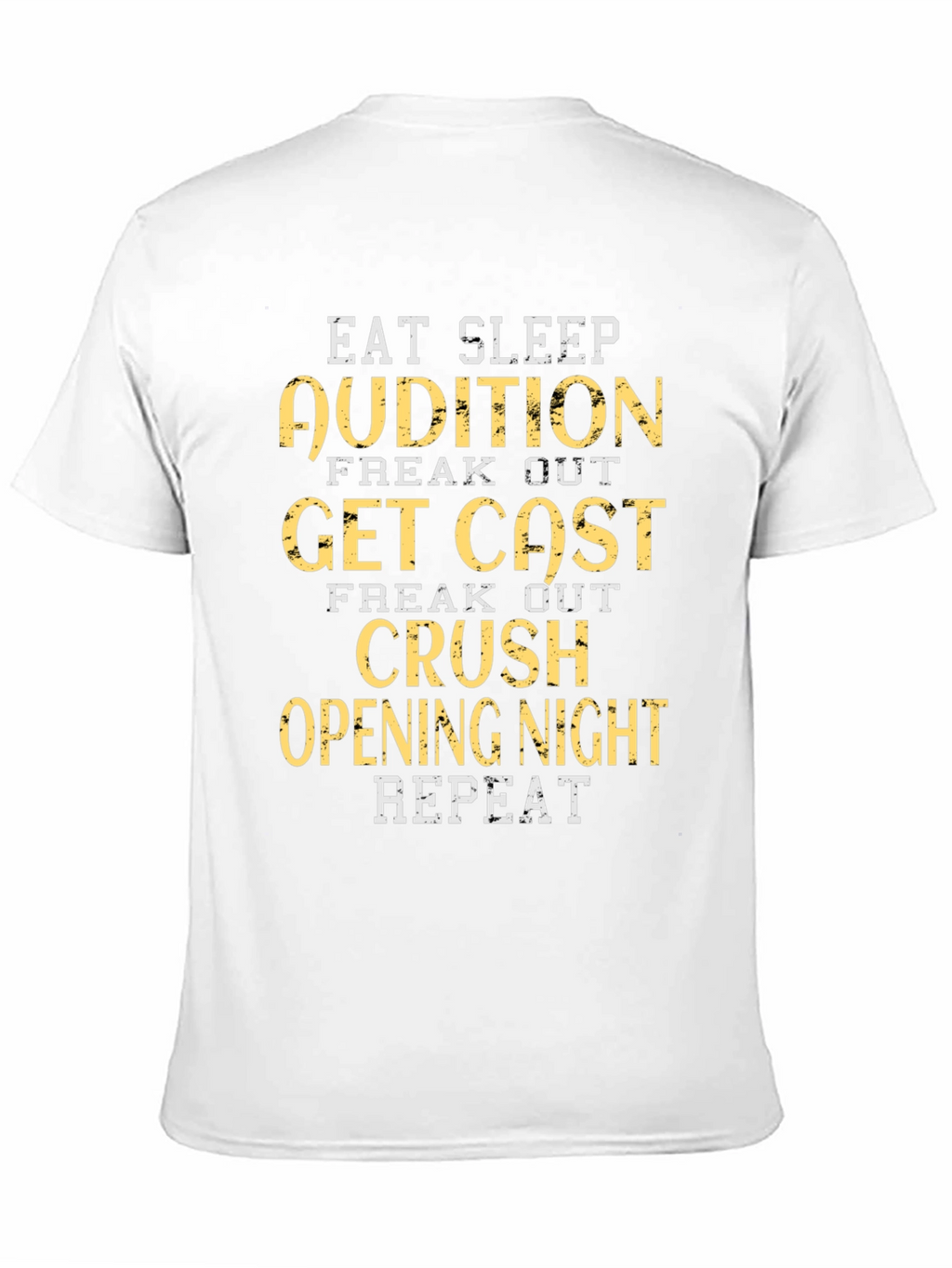 Eat Sleep Audition Graphic Tee - Black
