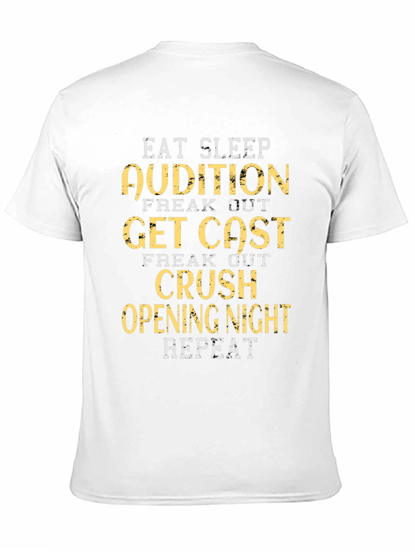 Eat Sleep Audition Graphic Tee - Black