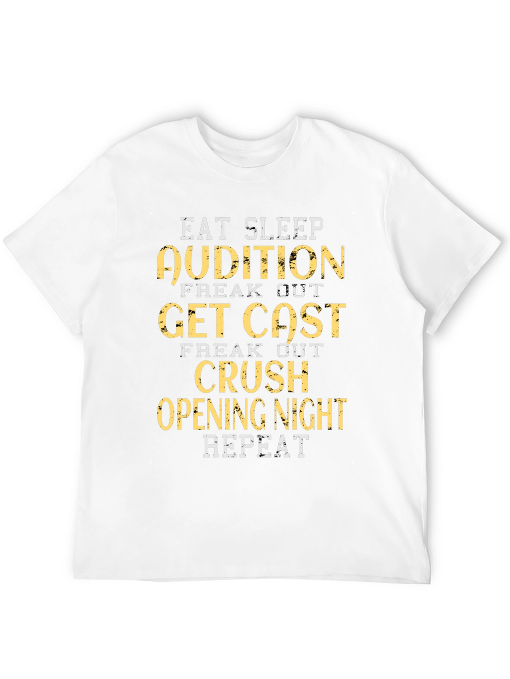 Eat Sleep Audition Graphic Tee - Black