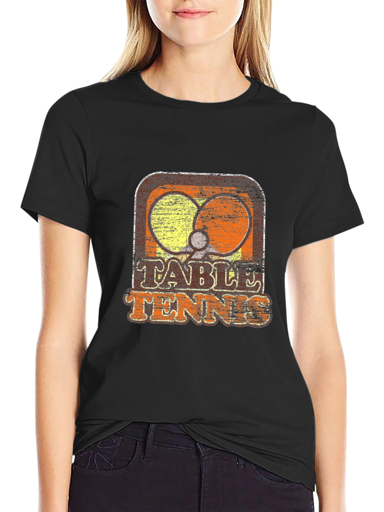 Vintage Table Tennis Graphic T-Shirt