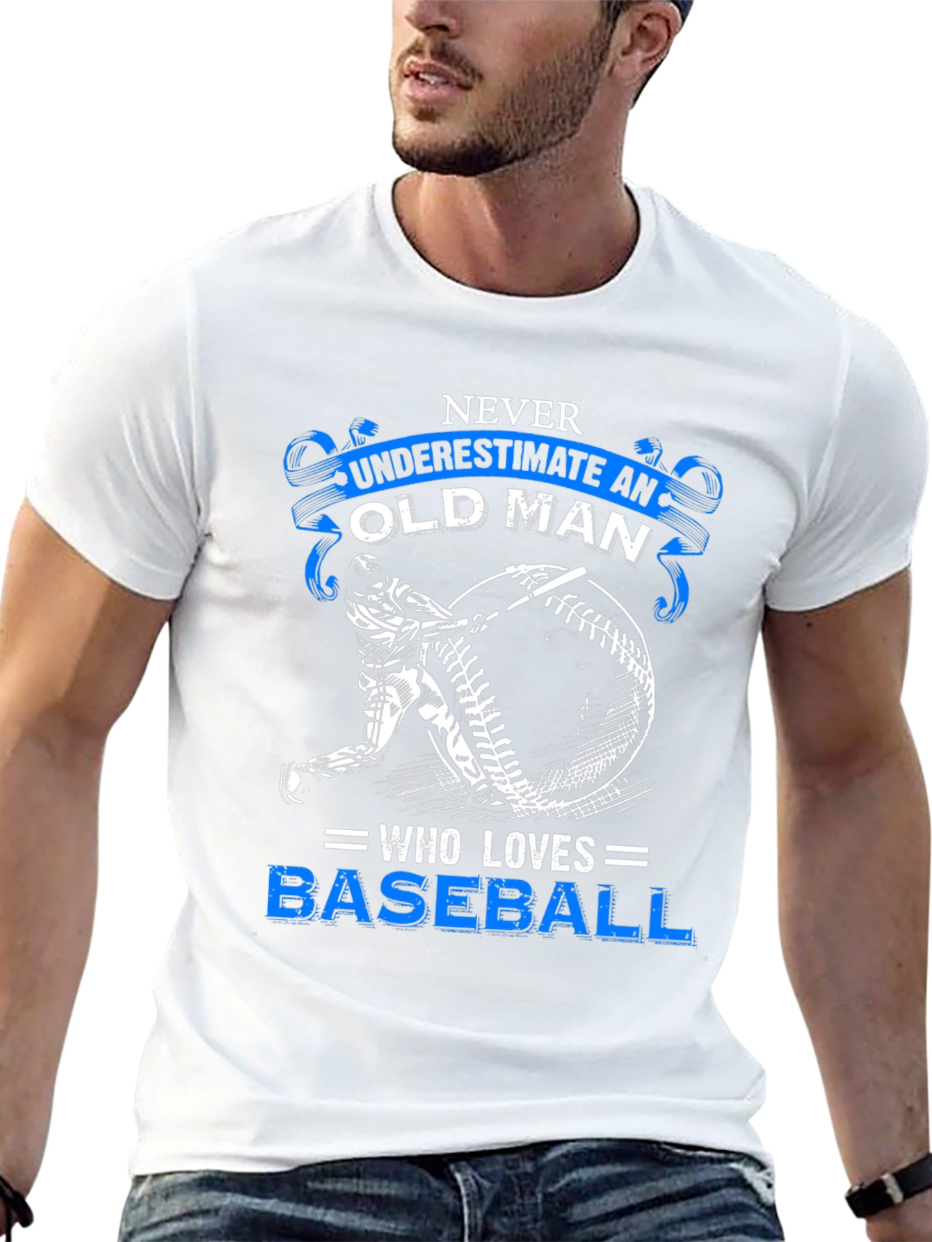 Baseball Old Man T-Shirt